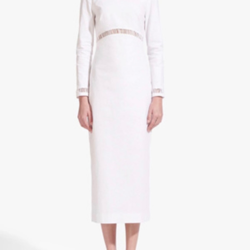 White Staud Dress